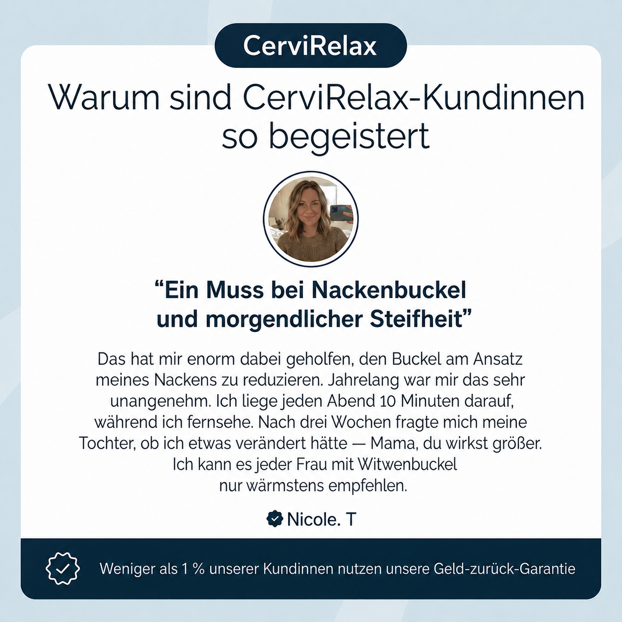 CerviRelax™ – Nackenhöcker Korrektor