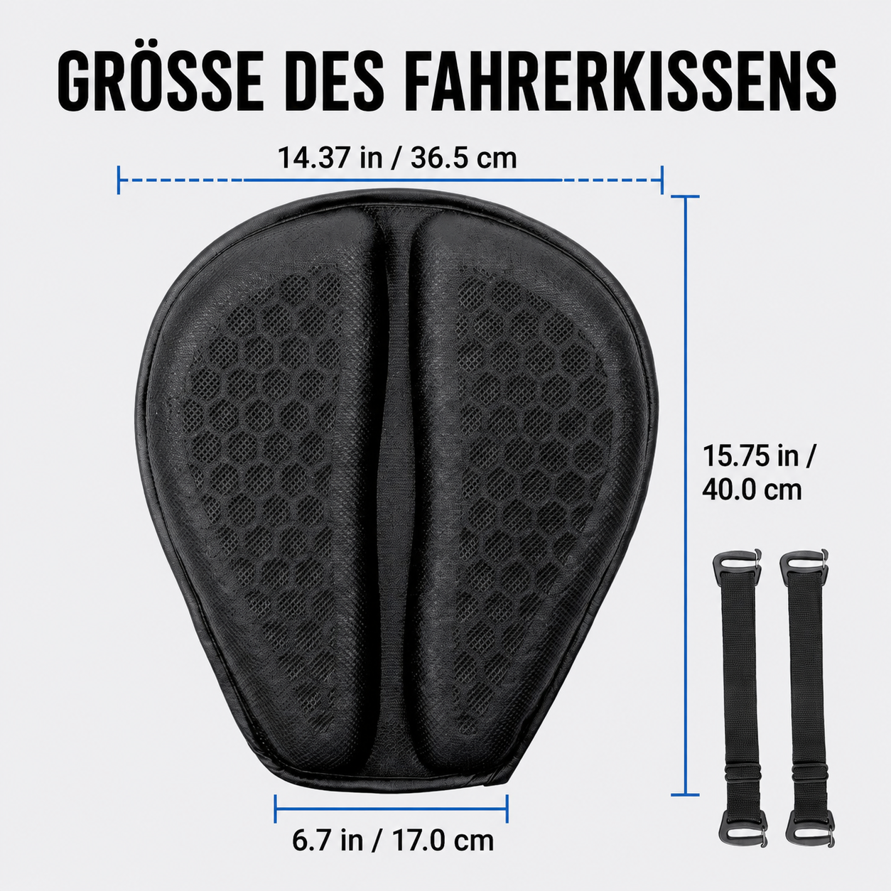 100 % Gel Sozius-kissen