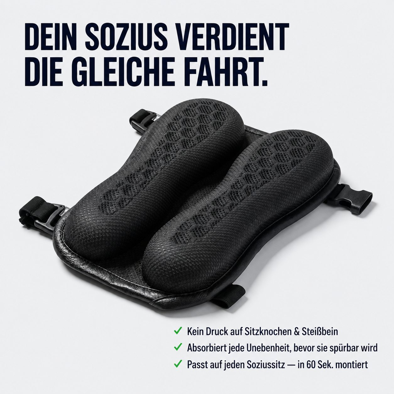 100 % Gel Sozius-kissen